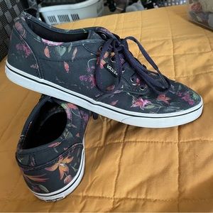 Floral patterned vans